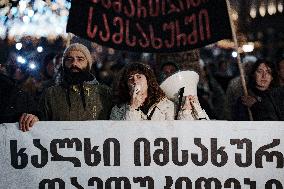 Protests Are Still Going In Tbilisi