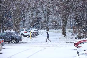 The Cold Spell Hits Across  Quebec