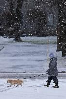 The Cold Spell Hits Across  Quebec