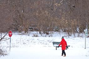 The Cold Spell Hits Across  Quebec