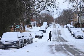 The Cold Spell Hits Across  Quebec