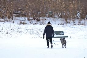 The Cold Spell Hits Across  Quebec