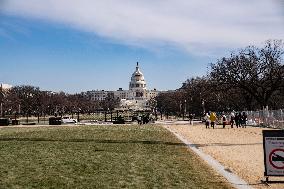 Washington DC  Getting Getting Ready 47th Presidential Inauguration