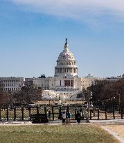 Washington DC  Getting Getting Ready 47th Presidential Inauguration