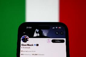 Elon Musk On X, Countries And Grok Photo Illustrations