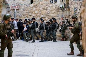 Israeli Security Measures in Hebron Old-City