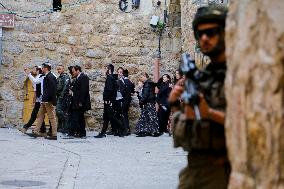 Israeli Security Measures in Hebron Old-City