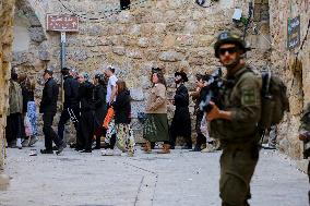 Israeli Security Measures in Hebron Old-City