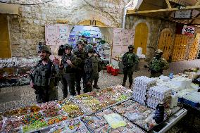 Israeli Security Measures in Hebron Old-City