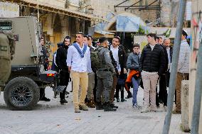 Israeli Security Measures in Hebron Old-City