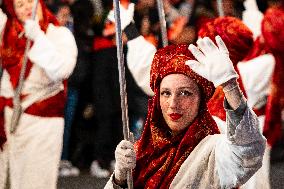 Barcelona Welcomes The Three Kings With A Grand Parade