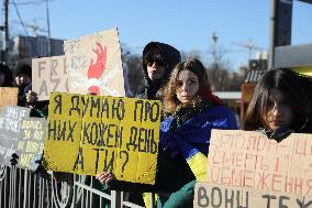 Dont Be Silent! Captivity Kills rally in Kyiv