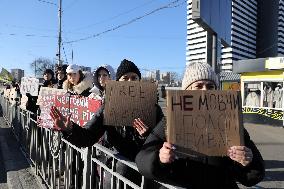 Dont Be Silent! Captivity Kills rally in Kyiv