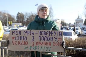 Dont Be Silent! Captivity Kills rally in Kyiv