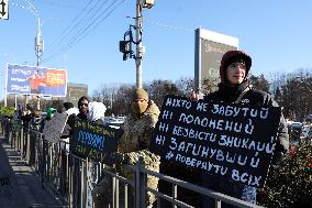 Dont Be Silent! Captivity Kills rally in Kyiv