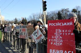 Dont Be Silent! Captivity Kills rally in Kyiv