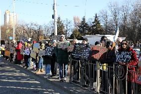 Dont Be Silent! Captivity Kills rally in Kyiv