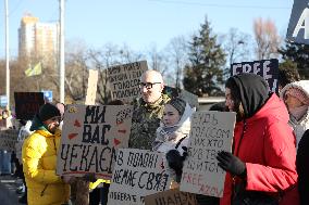 Dont Be Silent! Captivity Kills rally in Kyiv