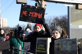 Dont Be Silent! Captivity Kills rally in Kyiv