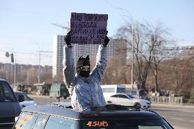 Dont Be Silent! Captivity Kills rally in Kyiv