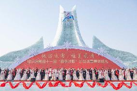 Group Wedding at The Harbin Ice-Snow World - China