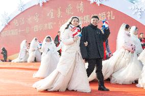 Group Wedding at The Harbin Ice-Snow World - China