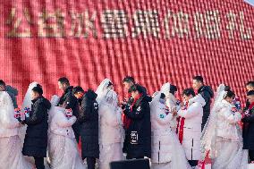 Group Wedding at The Harbin Ice-Snow World - China