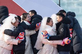 Group Wedding at The Harbin Ice-Snow World - China