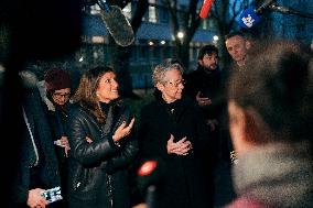 Elisabeth Borne visits an elementary school - Longjumeau