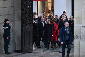 Weekly cabinet meeting - Paris