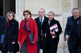 Weekly cabinet meeting - Paris