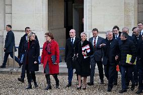 Weekly cabinet meeting - Paris