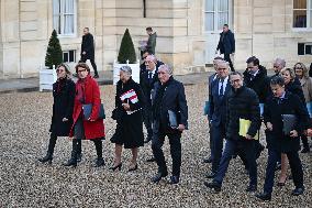 Weekly cabinet meeting - Paris