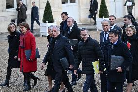 Weekly cabinet meeting - Paris