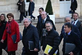 Weekly cabinet meeting - Paris