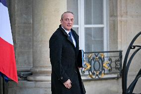 Weekly cabinet meeting - Paris