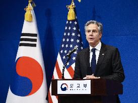 U.S. Secretary of State Blinken in Seoul