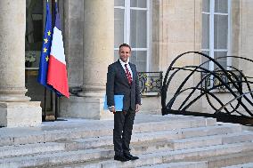 Weekly cabinet meeting - Paris