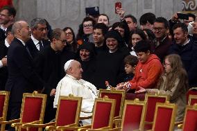 Pope Francis Bergoglio attends the celebration of the Epiphany of the Lord Holy Mass