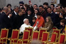 Pope Francis Bergoglio attends the celebration of the Epiphany of the Lord Holy Mass