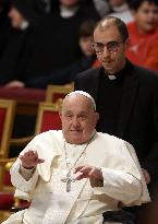 Pope Francis At Epiphany Mass - Rome