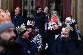 Three Kings Parade In Krakow