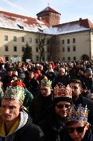 Three Kings Parade In Krakow