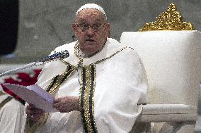 Pope Francis At Epiphany Mass - Rome