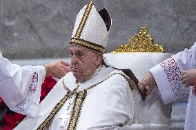 Pope Francis At Epiphany Mass - Rome