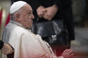 Pope Francis At Epiphany Mass - Rome