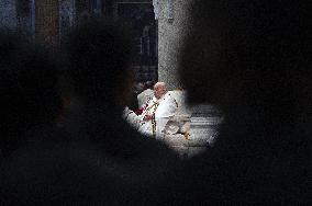 Pope Francis At Epiphany Mass - Rome