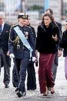 Royals At Military Easter 2025 - Madrid