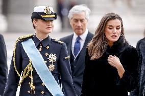 Royals At Military Easter 2025 - Madrid