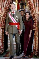 Royals At Military Easter 2025 - Madrid